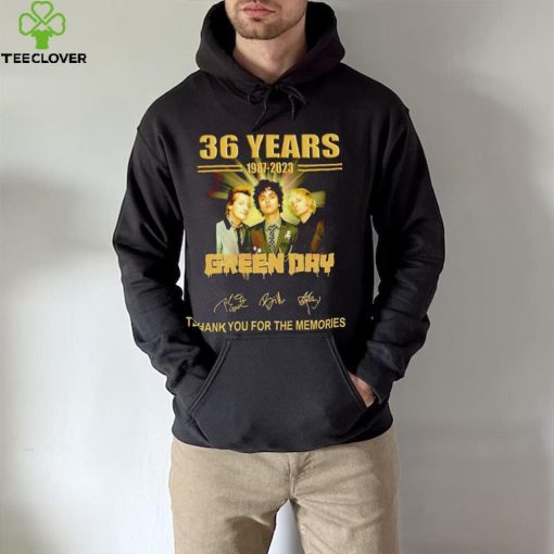 Green Day 36 years 1987 – 2023 thank you for the memories band shirt