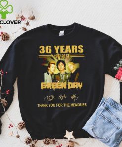 Green Day 36 years 1987 – 2023 thank you for the memories band shirt