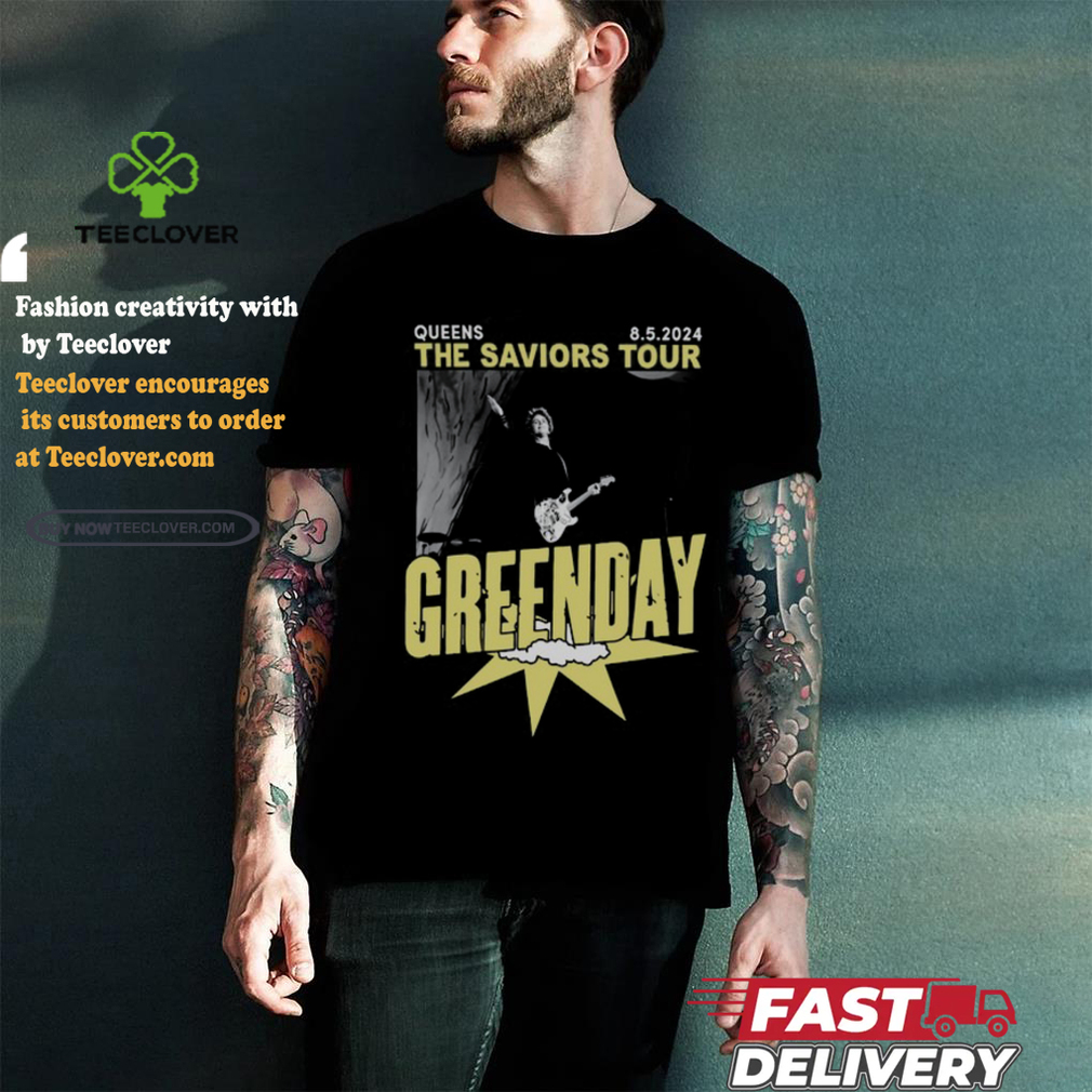 Green Day August 2024 The Saviors Tour Shirt Green Day August 2024 The Saviors Tour Shirt