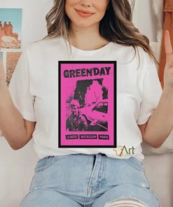 Green Day Le Bataclan Tour 2023 Poster Shirt