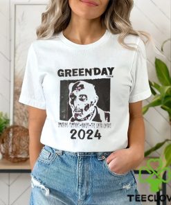 Green Day The Saviors 2024 Tour White Unisex T Shirt