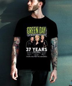 Green Day The Saviors Tour 37 Years 1987 2024 Signatures Thank You For The Memories Shirt