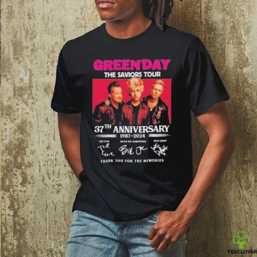 Green Day The Saviors Tour 37th Anniversary 1987 2024 Thank You For The Memories T Shirt