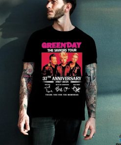 Green Day The Saviors Tour 37th Anniversary 1987 2024 Thank You For The Memories T Shirt