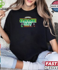 Green Oregon Ducks vs. Oregon State Beavers 2024 Rivalry Game Score Shirt