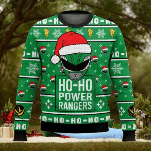 Green Ranger Ho Ho Power Rangers Ugly Christmas Sweater