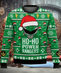 Green Ranger Ho Ho Power Rangers Ugly Christmas Sweater