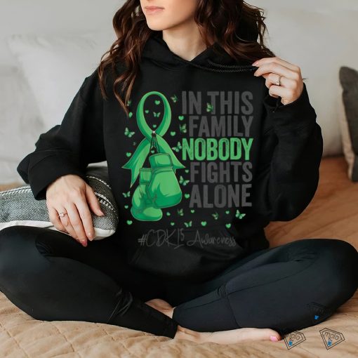 Green Ribbon Survivor Fighter CDKL5 Awareness T Shirt