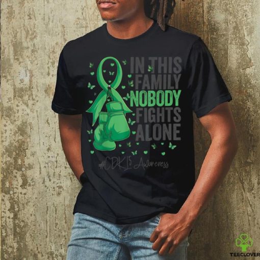 Green Ribbon Survivor Fighter CDKL5 Awareness T Shirt