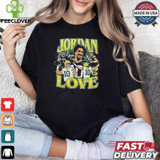 Green bay Packers #10 Jordan Love Mural Graphics t shirt