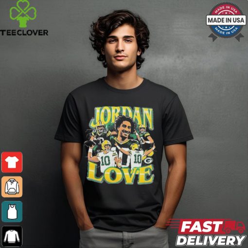 Green bay Packers #10 Jordan Love Mural Graphics t shirt