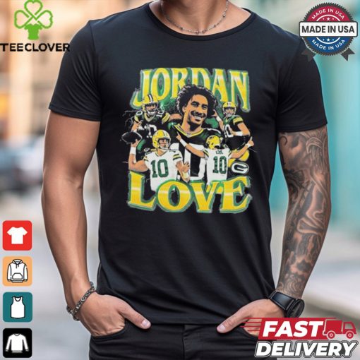 Green bay Packers #10 Jordan Love Mural Graphics t shirt