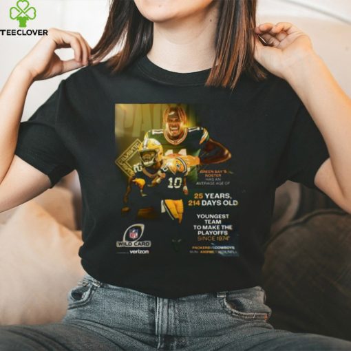 Green bay packers are the youngest team to make the nfl playoffs since 1974 shirt