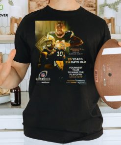 Green bay packers are the youngest team to make the nfl playoffs since 1974 shirt 2 Green bay packers are the youngest team to make the nfl playoffs since 1974 shirt