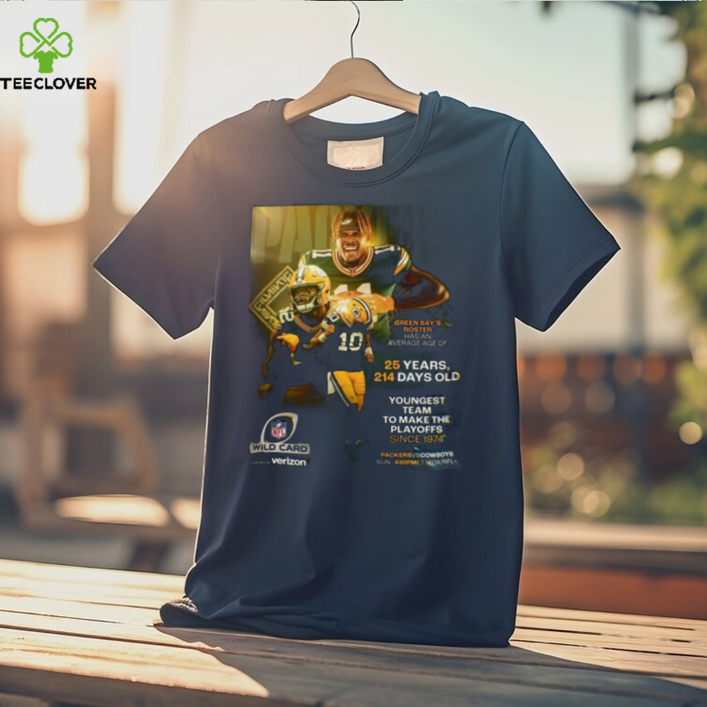Green bay packers are the youngest team to make the nfl playoffs since 1974 shirt Green bay packers are the youngest team to make the nfl playoffs since 1974 shirt