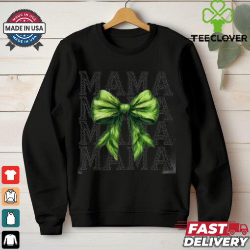 Green bow coquette shirt