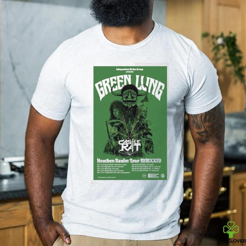 Green lung poster heathen realm tour 2024 shirt Green lung poster heathen realm tour 2024 shirt