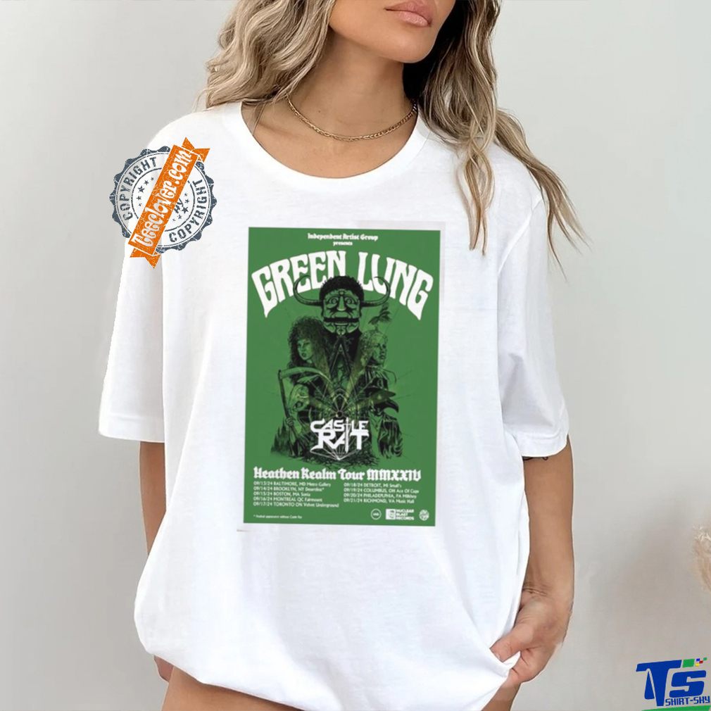 Green lung poster heathen realm tour 2024 shirt Green lung poster heathen realm tour 2024 shirt