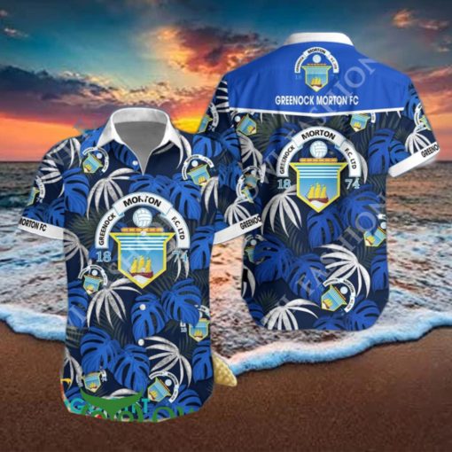 Greenock Morton F.C. SPFL Football Champion Hawaiian Shirt Summer 2024