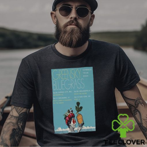 Greensky Bluegrass June 2024 Summer Tour Poster shirt
