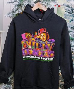 Greetings from willy wonka’s chocolate factory Willy Wonka and the Chocolate Factory hoodie, sweater, longsleeve, shirt v-neck, t-shirt