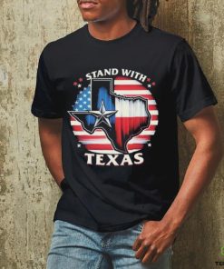 Greg Abbott Stand With Texas Tee Shirt