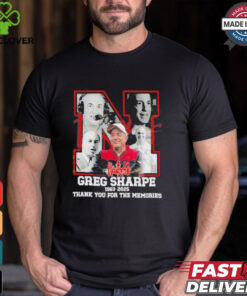 Greg Sharpe Nebraska Cornhuskers 1963 2025 Thank You For The Memories T shirts