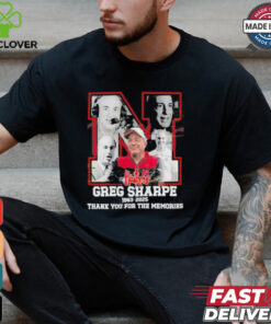 Greg Sharpe Nebraska Cornhuskers 1963 2025 Thank You For The Memories T shirts