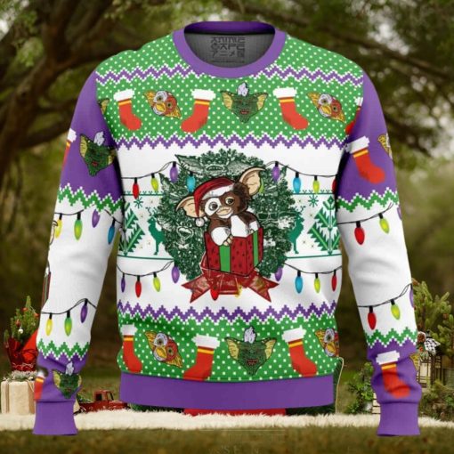 Gremlins Purple Ugly Christmas Sweater