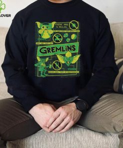 Gremlins Three Rules Schematics Horror Movie Trending Unisex T Shirt