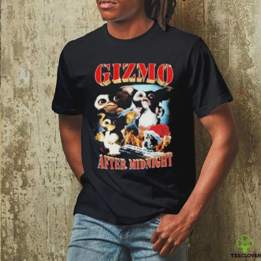 Gremlins black gizmo after midnight graphic 2024 shirt