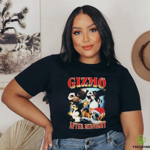 Gremlins black gizmo after midnight graphic 2024 shirt