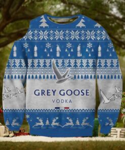 Grey Goose Vodka 2024 Knitting Pattern 3D Print Ugly Sweater
