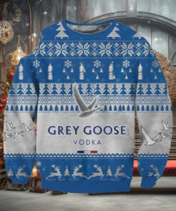 Grey Goose Vodka 2024 Knitting Pattern 3D Print Ugly Sweater