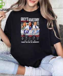 Grey'S Anatomy 19Th Anniversary 2005 2024 20 Season 421 Episodes Thank You For The Memories Shirt