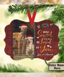 Greyhound Personalized Ornament
