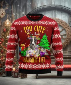 Greyhound Too Cute Ugly Christmas Sweater Gift Men Women