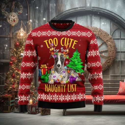 Greyhound Too Cute Ugly Christmas Sweater Gift Men Women