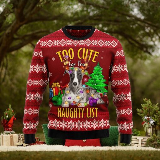 Greyhound Too Cute Ugly Christmas Sweater Gift Men Women