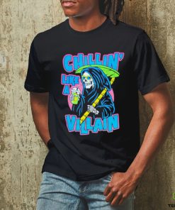 Grim reaper chillin’ like a villain shirt