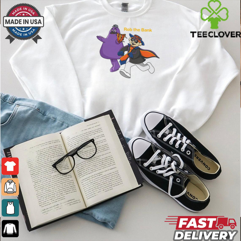 Grimace Monster Rob The Bank Shirt Grimace Monster Rob The Bank Shirt