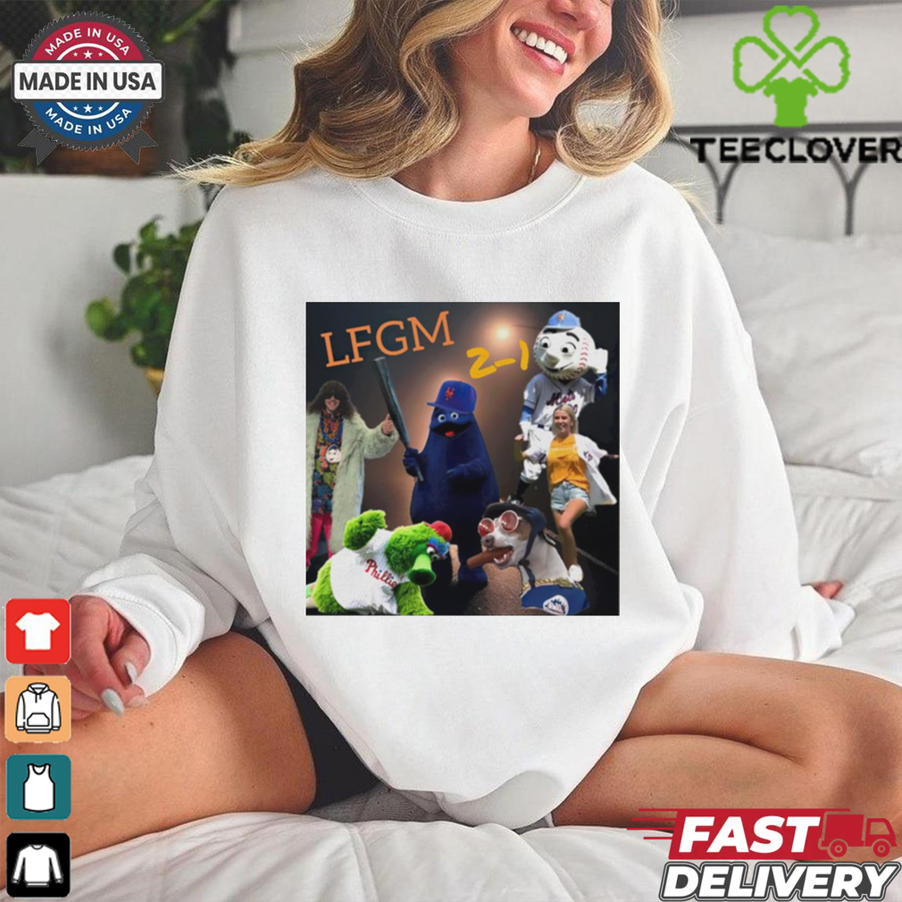 Grimace New York Mets victory LFGM 2 1 shirt Grimace New York Mets victory LFGM 2 1 shirt