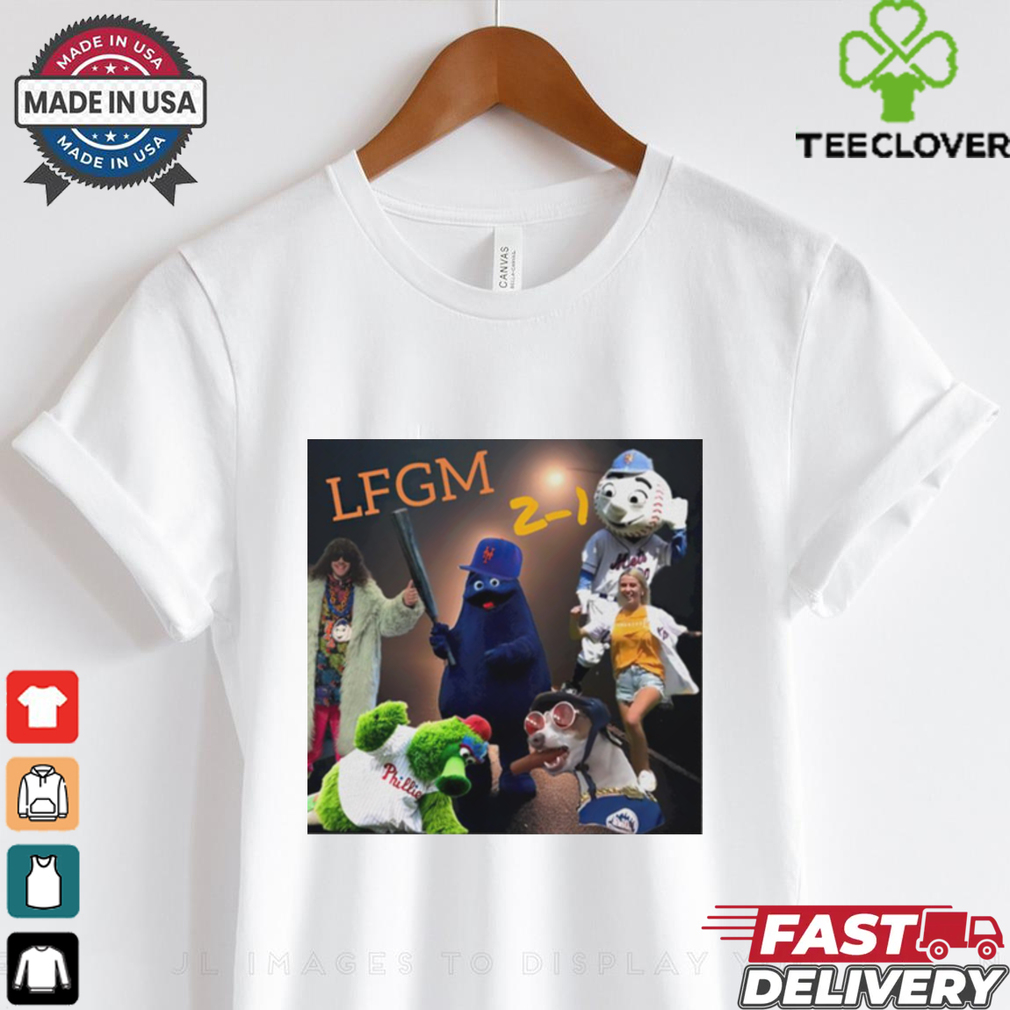 Grimace New York Mets victory LFGM 2 1 shirt Grimace New York Mets victory LFGM 2 1 shirt