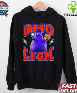 Grimace smoking LFGM OMG New York Mets shirt