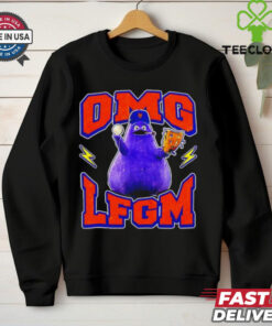 Grimace smoking LFGM OMG New York Mets shirt