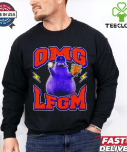 Grimace smoking LFGM OMG New York Mets hoodie, sweater, longsleeve, shirt v-neck, t-shirt