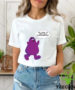 Grimburgers Thinking Grimace Fanart Unisex Sweatshirt