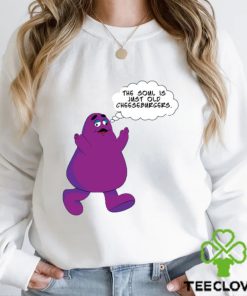 Grimburgers Thinking Grimace Fanart Unisex Sweatshirt 1 Grimburgers Thinking Grimace Fanart Unisex Sweatshirt
