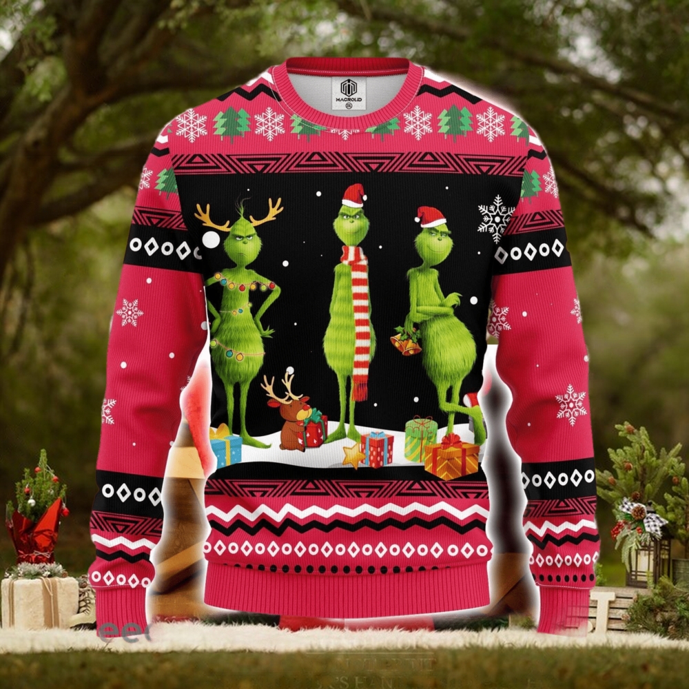 Grinch 3D Ugly Christmas Sweater Amazing Gift Men And Women Christmas Gift Grinch 3D Ugly Christmas Sweater Amazing Gift Men And Women Christmas Gift