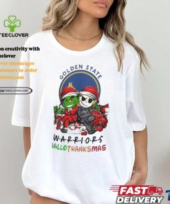 Grinch And Jack Golden State Warriors Friends HalloThanksMas Shirt 1 Grinch And Jack Golden State Warriors Friends HalloThanksMas Shirt